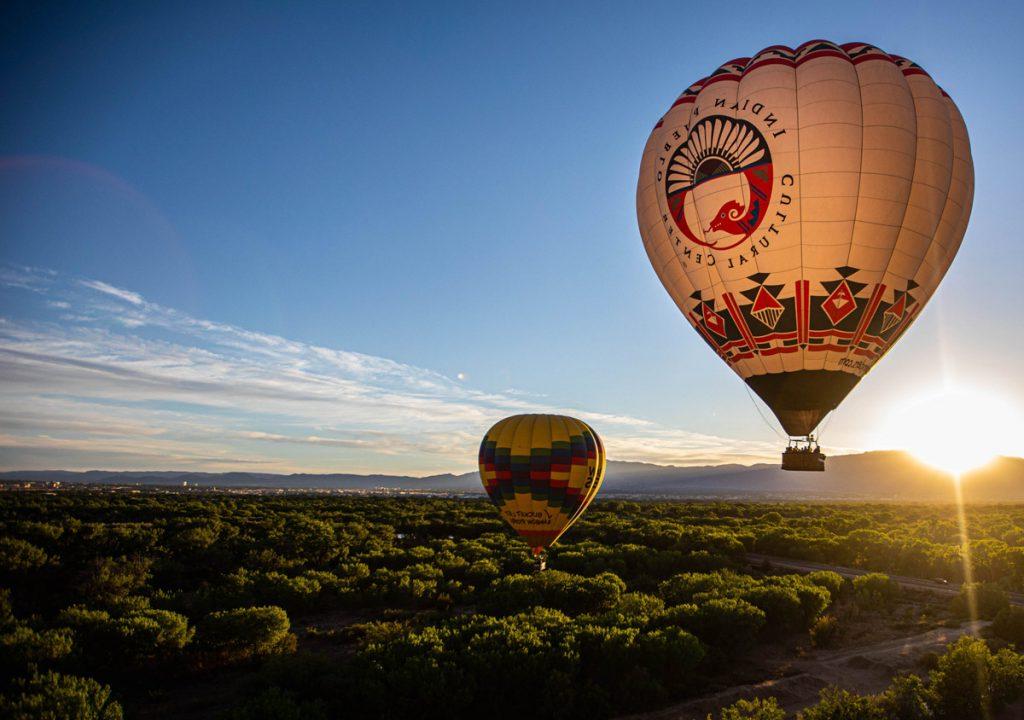 Eyahne On The Horizon Indian Pueblo Cultural Center hot air balloon